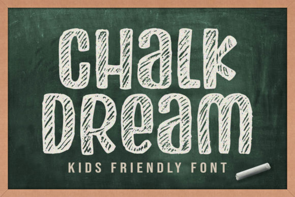 Chalk Dream: A Bold Display Font for Creative Projects