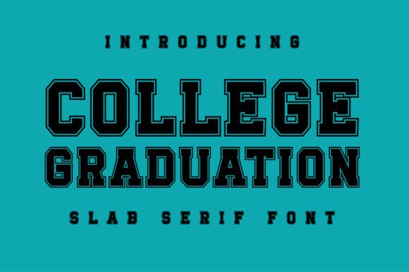 College Graduation Font: Designing with Varsity Spirit