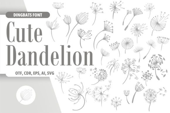 Cute Dandelion: A Whimsical Font for Delightful Designs