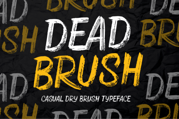 Dead Brush: The Handwritten Brush Font for Modern Design