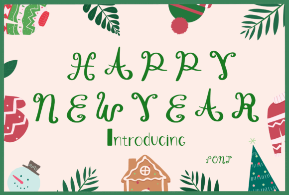 Happy New Year: A Quirky Script Font for Vibrant Designs