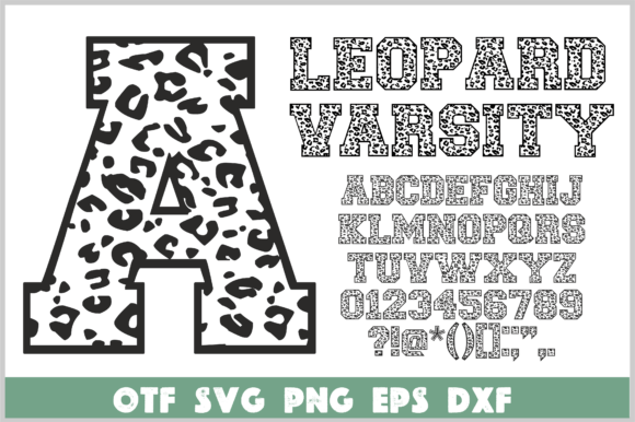 Leopard Varsity: A Bold Typography Trend