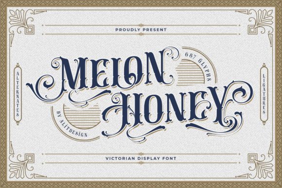 Melon Honey: Elevate Your Design with a Distinct Blackletter Font