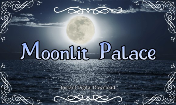 Moonlit Palace Font: Crafting Celestial Design Magic