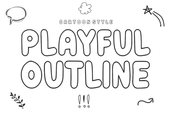 Playful Outline: A Font That Brings Joy to Design