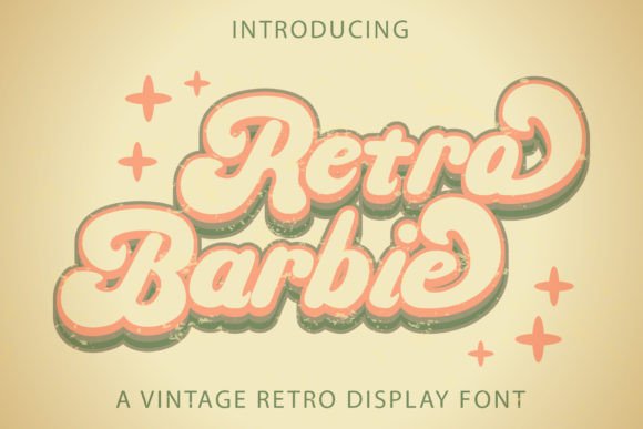 Retro Barbie: A Vintage Handwritten Font for Modern Design
