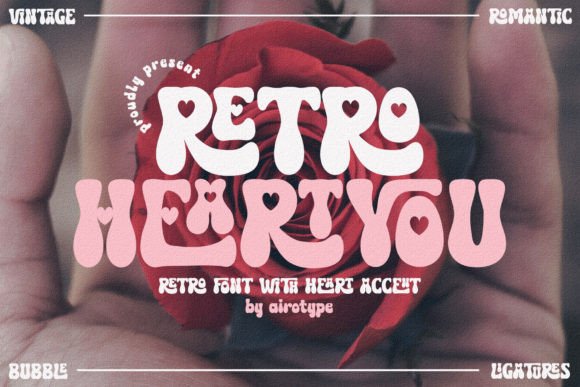 Retro Heart You: The Groovy Font for Modern Design