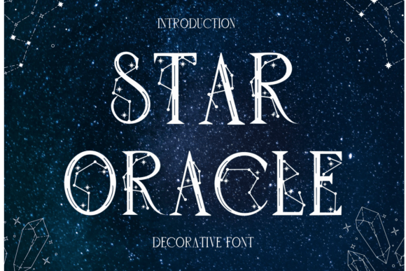 Star Oracle: A Cosmic Typeface for Mystical Design