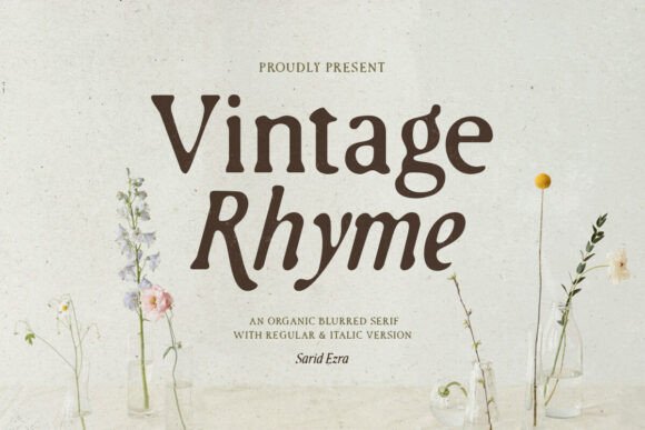 Vintage Rhyme: Blending Organic Texture with Modern Design