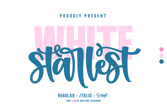 White Starlest: Elevate Your Brand with Dynamic Font Pairing